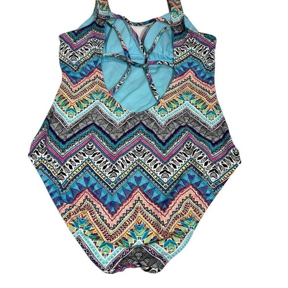 Liz Claiborne One Piece Cutout Swimsuit Size 6 - Picture 8 of 12